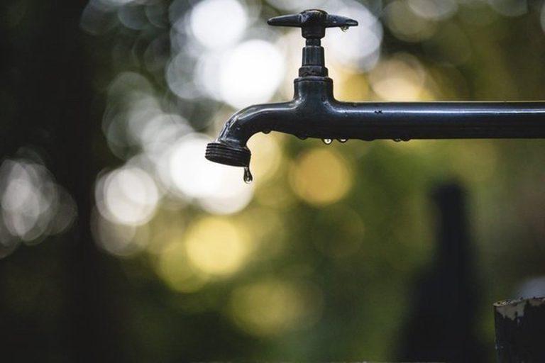 dripping tap of kachreti water supply